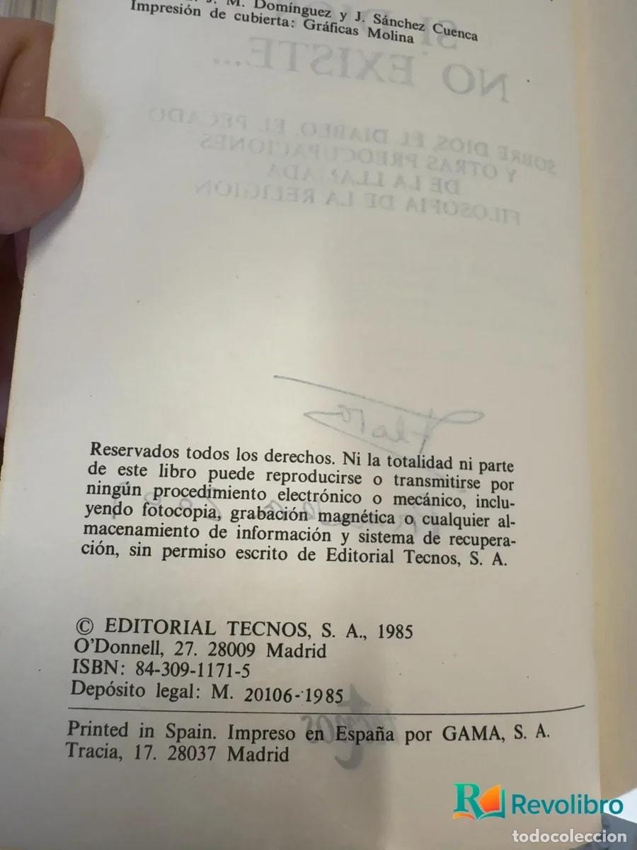Libros de segunda mano: Si Dios no existe - 1&ordf; edici&oacute;n - Leszek Kolakowski - Foto 3