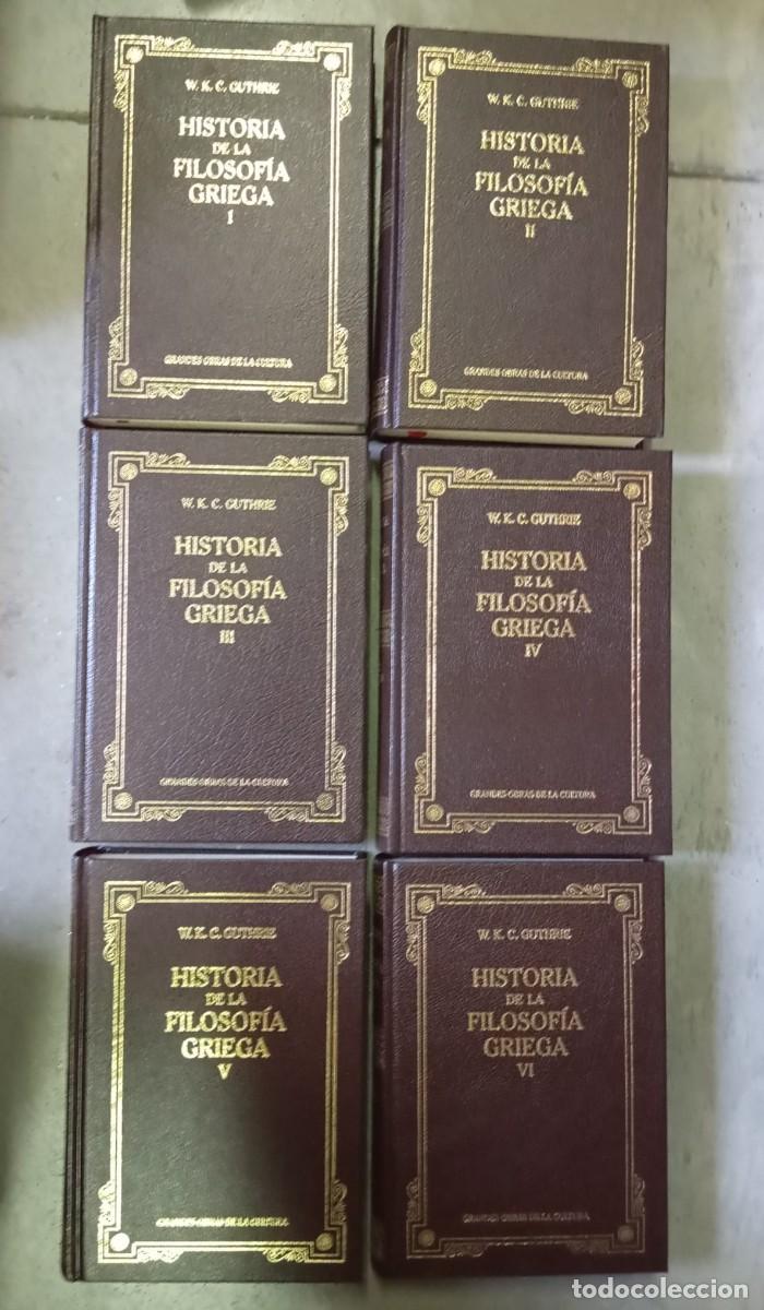 Livres d'occasion: Historia de la filosof&iacute;a griega (Completa en 6 vol&uacute;menes) / W. K. C. Guthrie / RBA-Gredos,2005