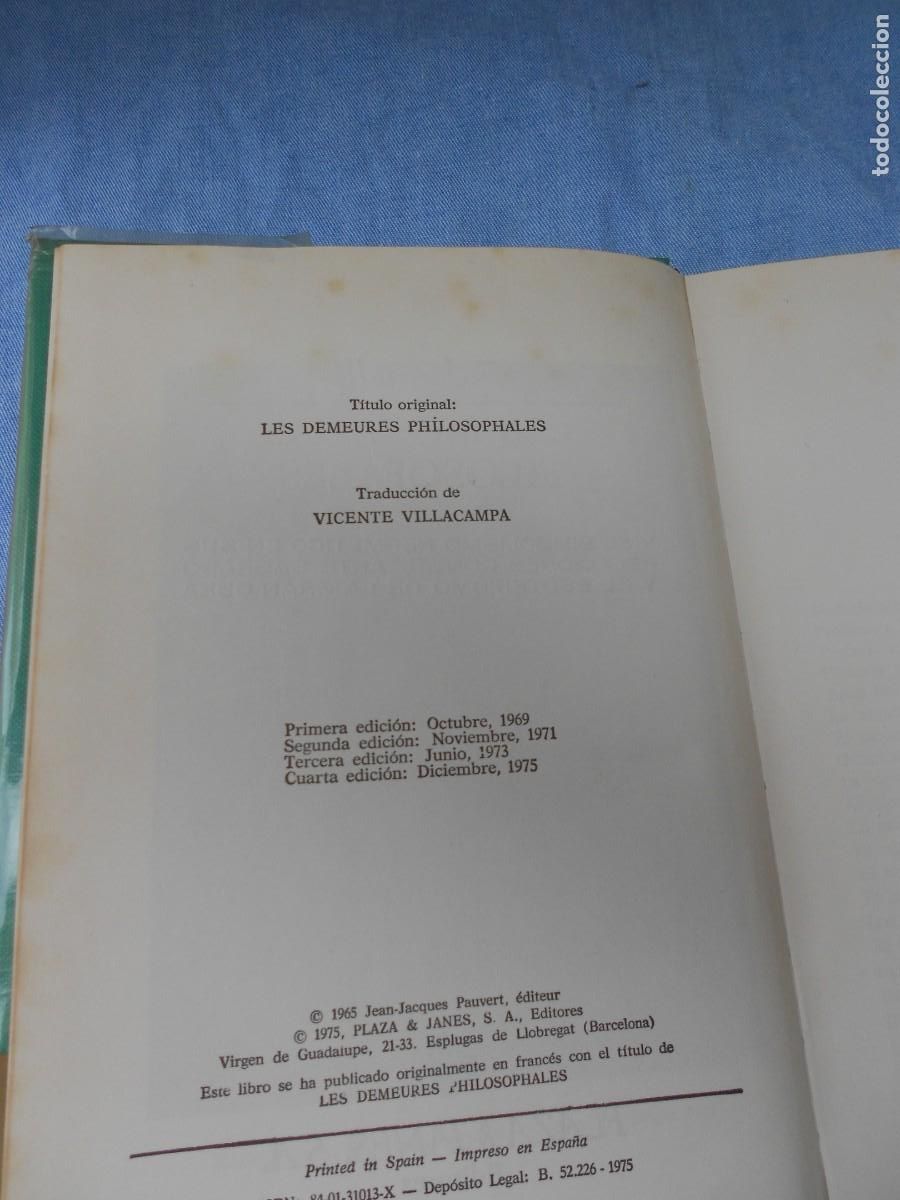 Libros de segunda mano: LAS MORADAS FILOSOFALES - Foto 3