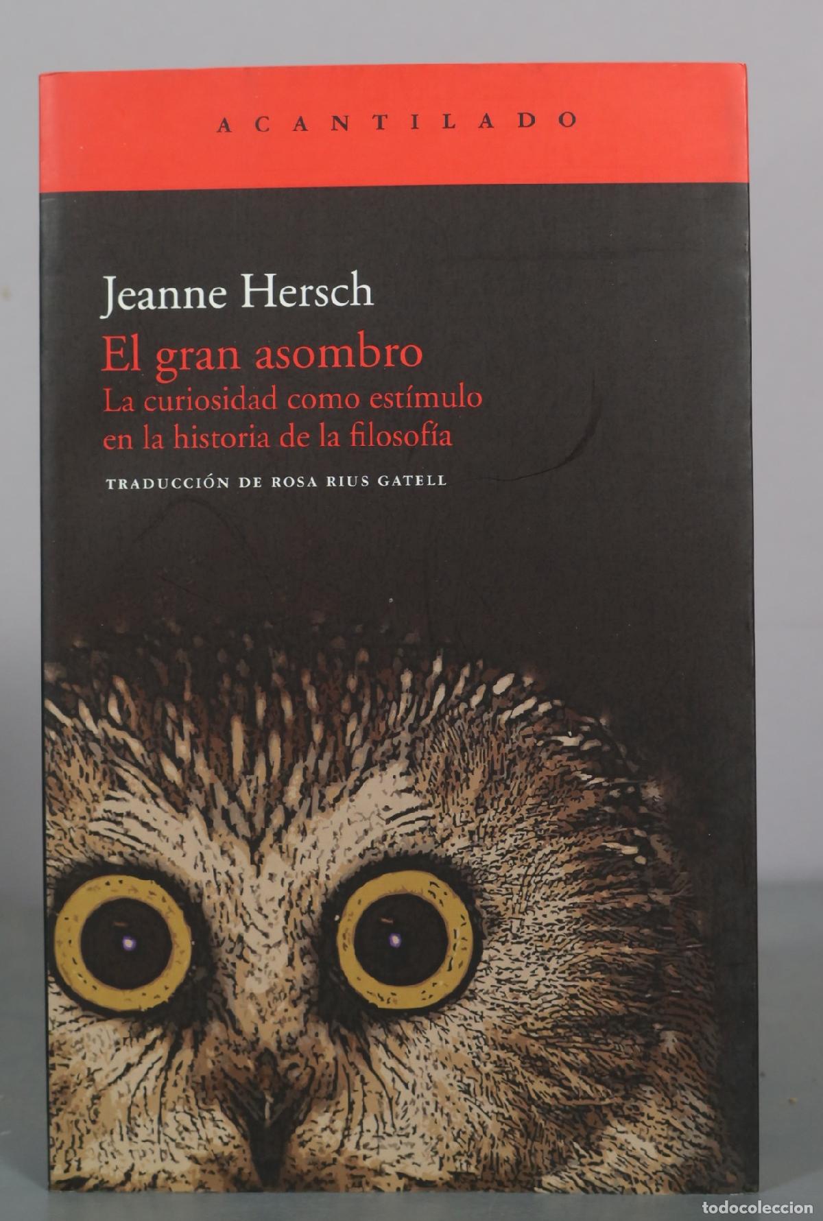 Livros em segunda m&atilde;o: El gran asombro - Jeanne Hersch - Acantilado