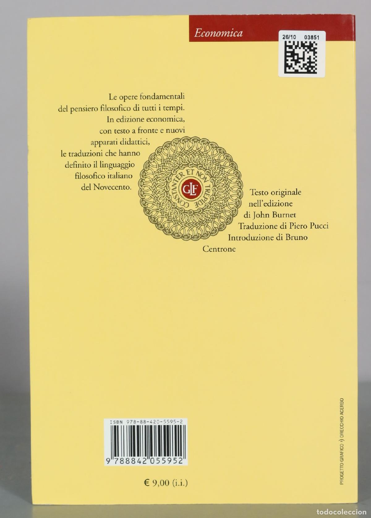 Libros de segunda mano: Fedro - Platone - Editori Laterza - Foto 2