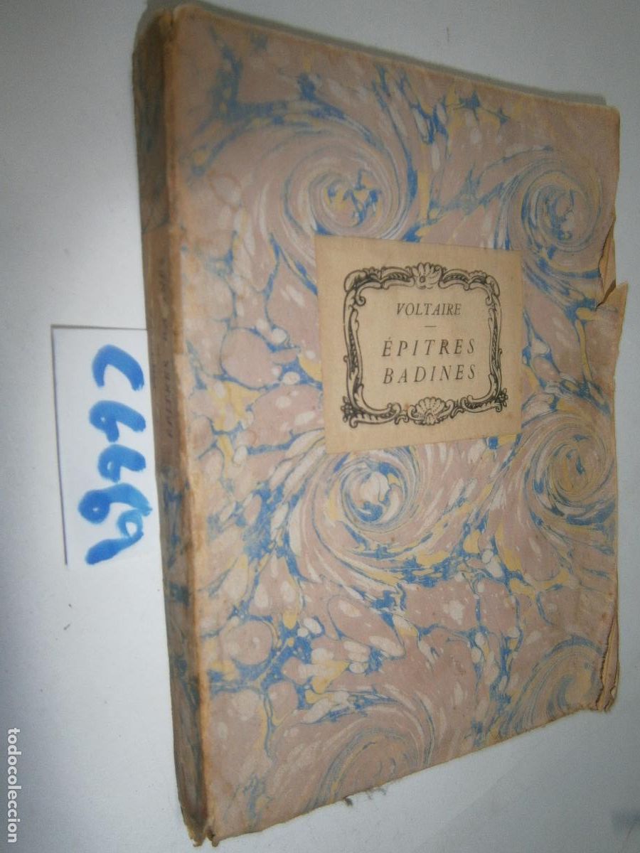 Livres d'occasion: VOLTAIRE - EPITRES BADINES