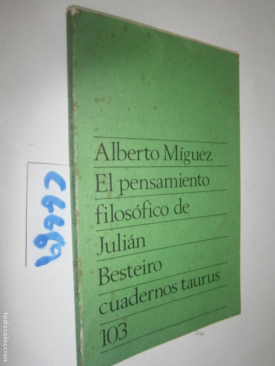 Livres d'occasion: EL PENSAMIENTO FILOSOFICO - JULIAN BESTEIRO