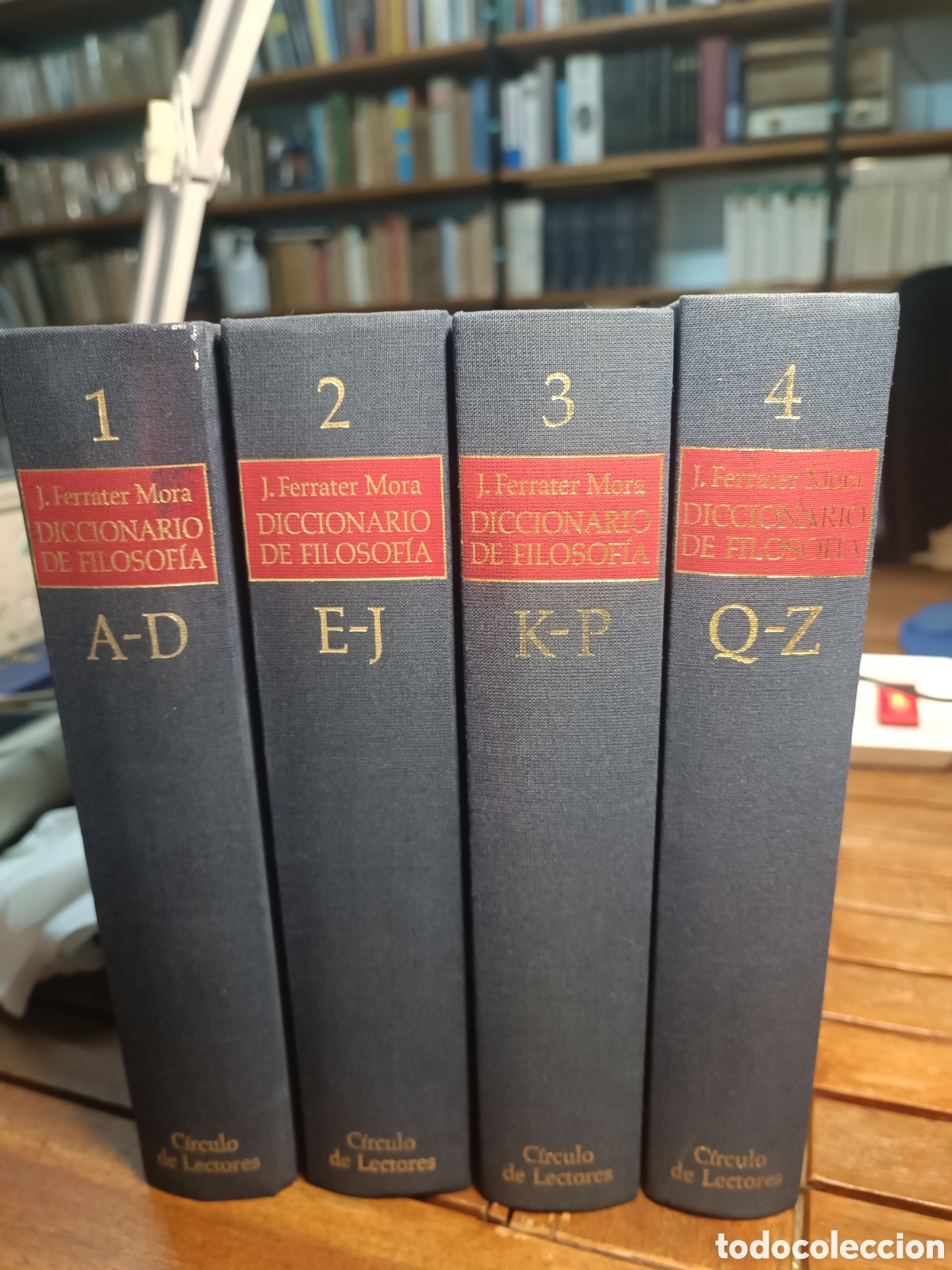 Libros de segunda mano: Jos&eacute; Ferrater Mora Diccionario de filosof&iacute;a 4 vol. Circulo de LECTORES