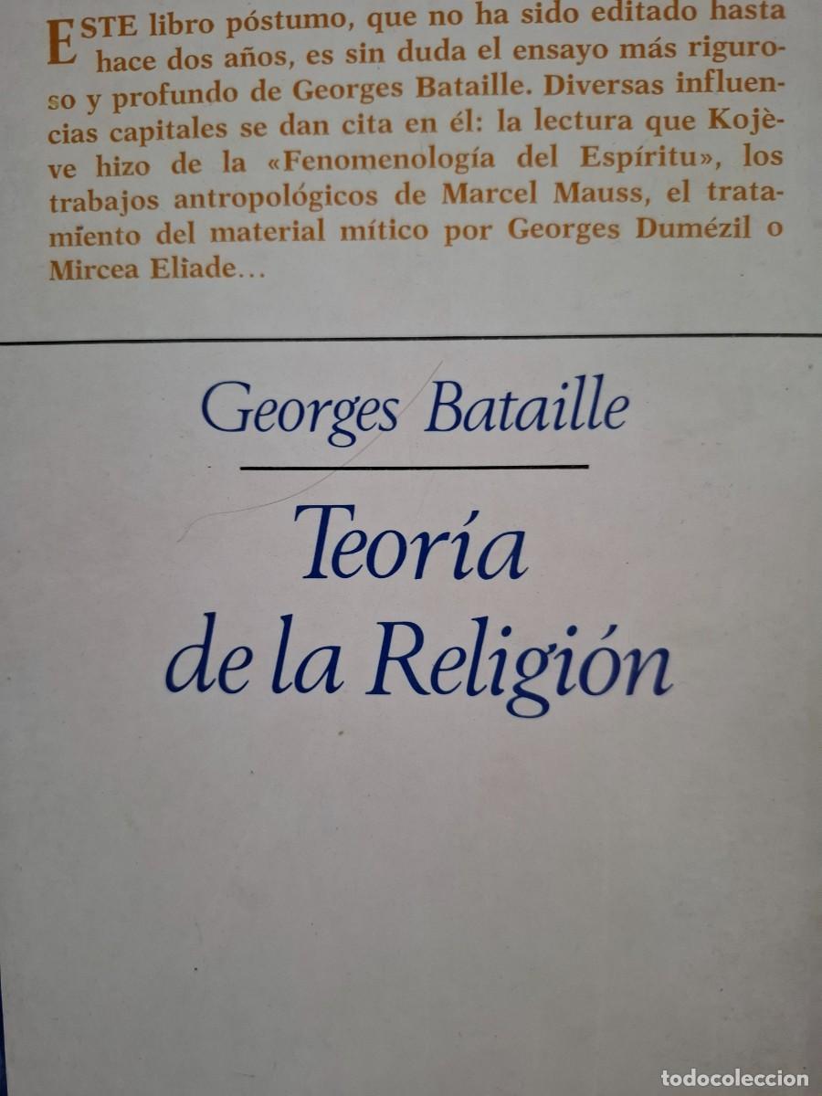 Libri di seconda mano: teor&iacute;a de la religi&oacute;n Georges Bataille