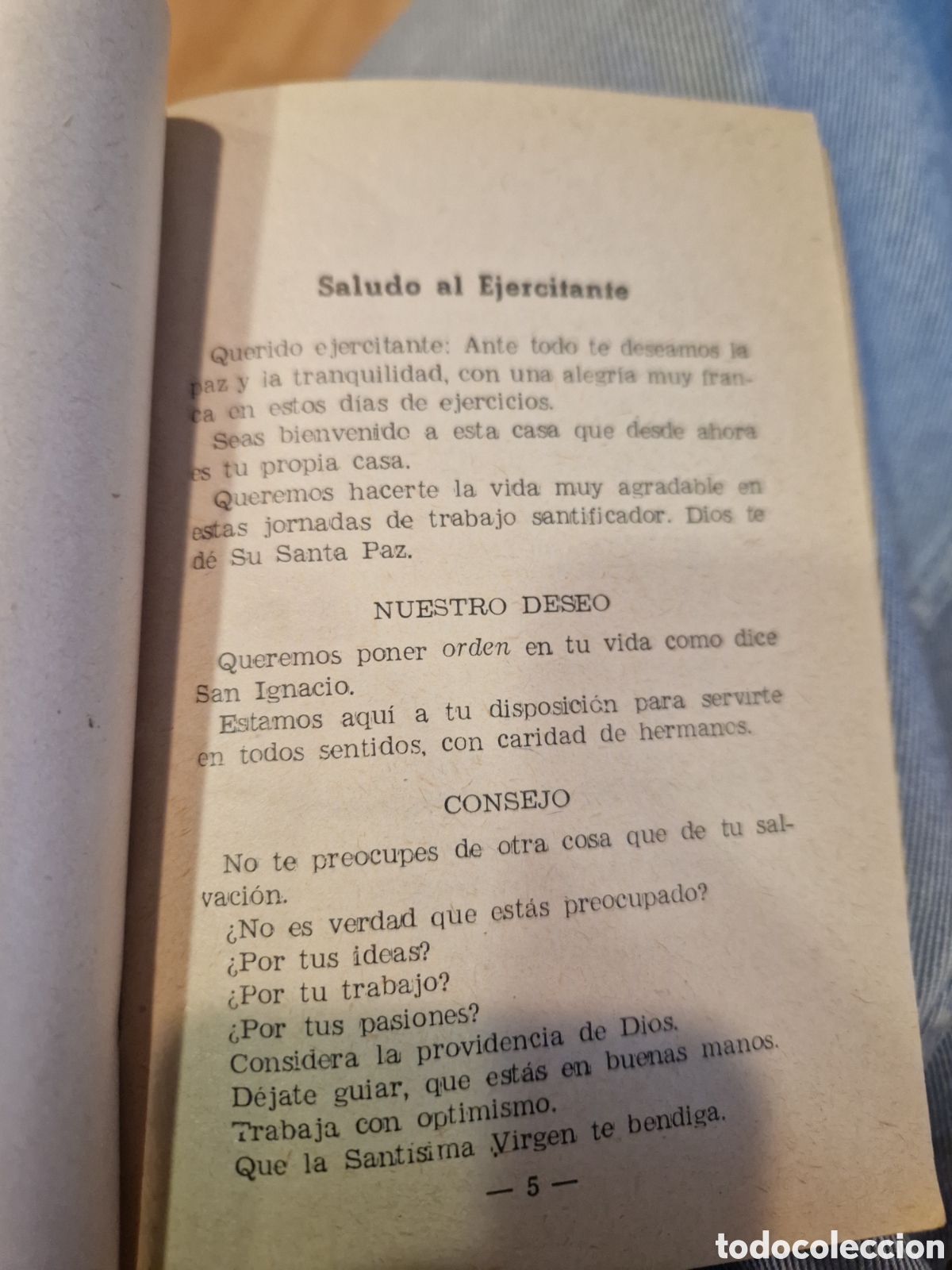 Libros de segunda mano: MART&Iacute;NEZ DE LA TORRE, Luis Directorio de ejercicios espirituales - Foto 2