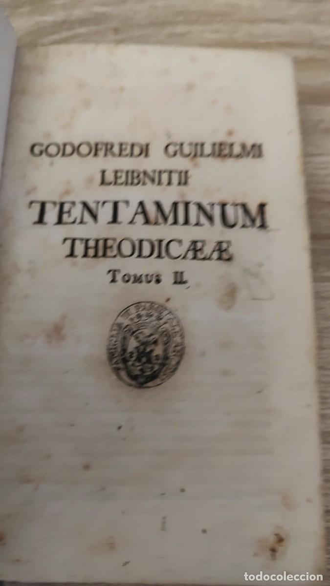 Libros de segunda mano: Leibniz Teodicea 1771 - Foto 1