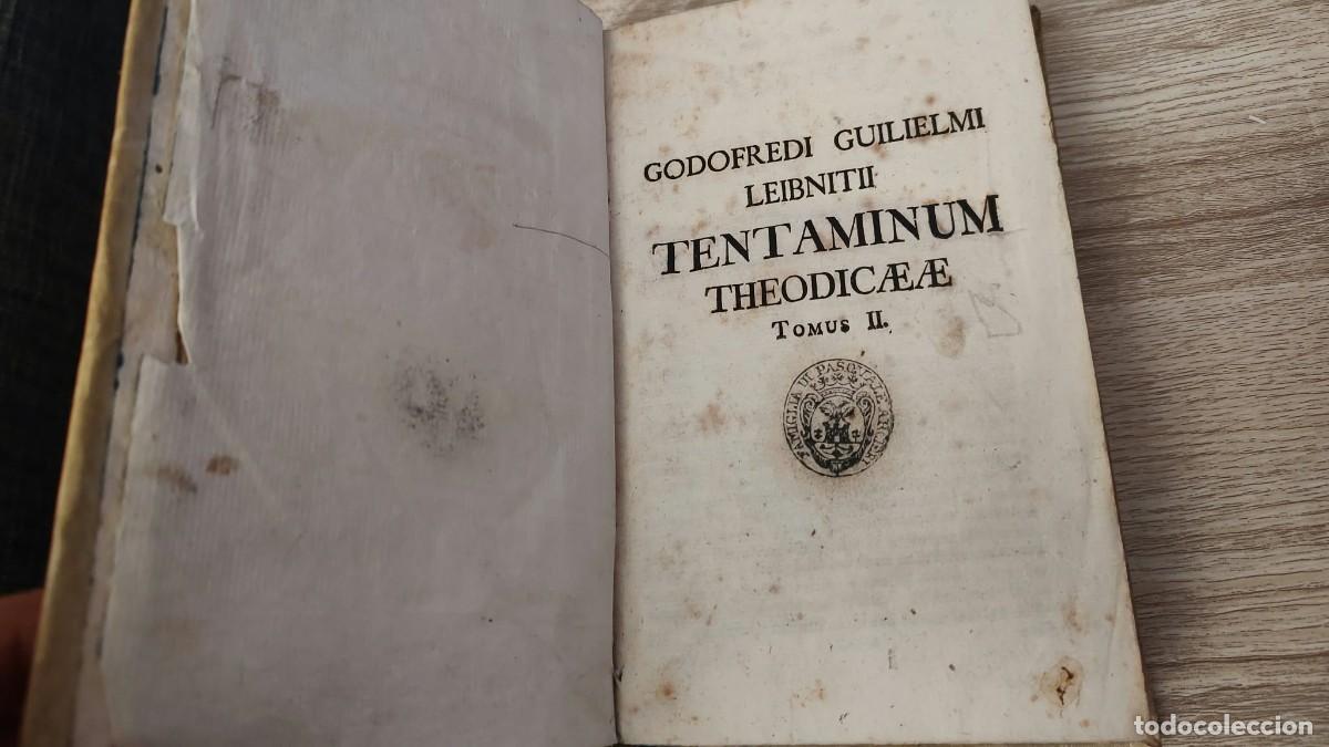Libros de segunda mano: Leibniz Teodicea 1771 - Foto 2
