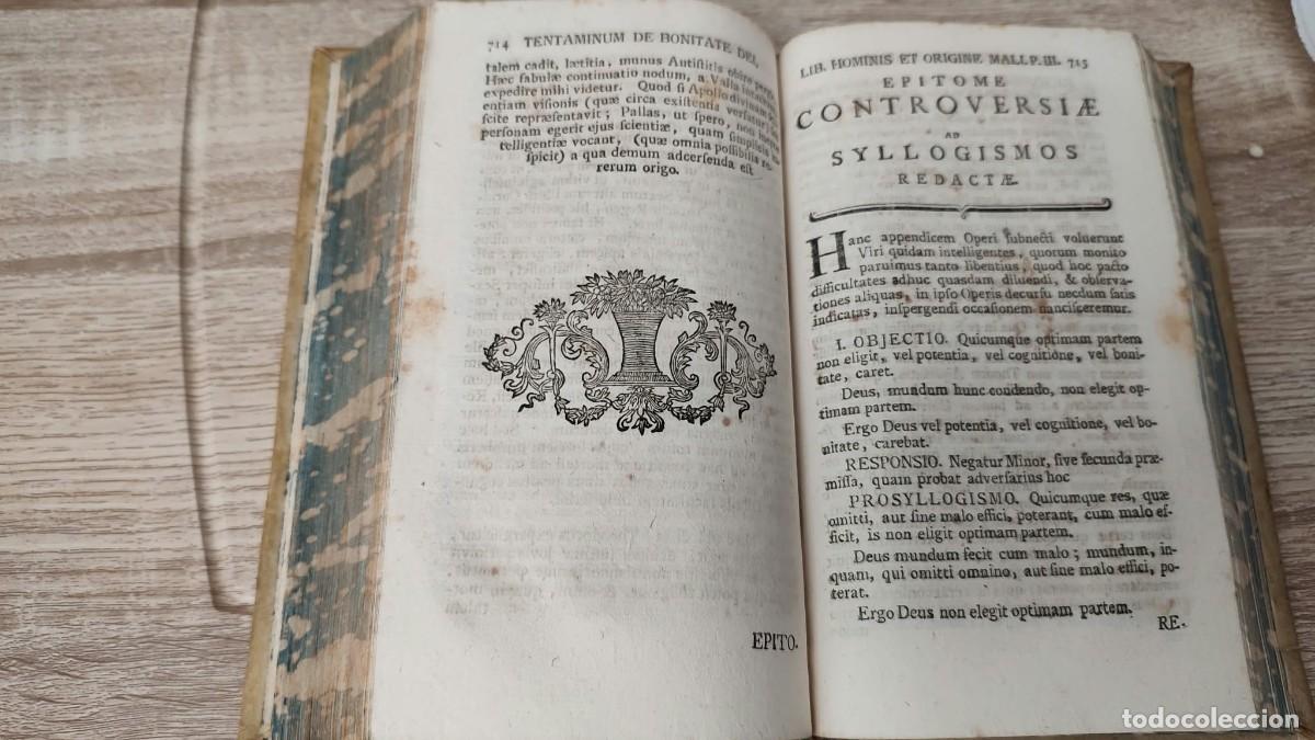 Libros de segunda mano: Leibniz Teodicea 1771 - Foto 8