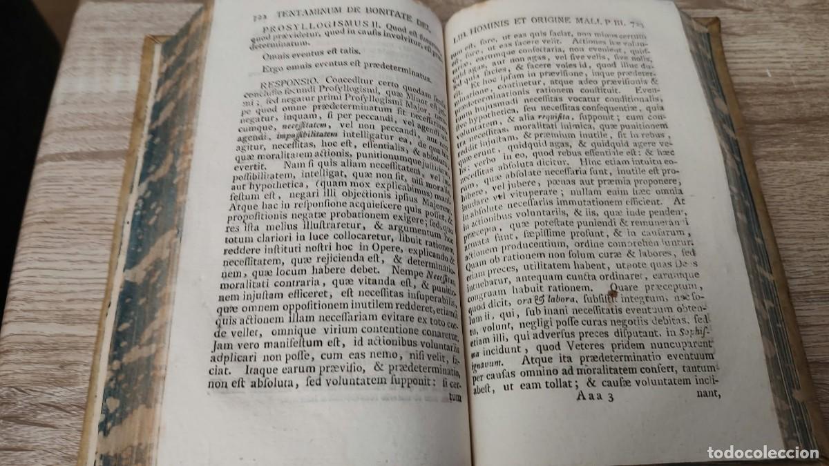 Libros de segunda mano: Leibniz Teodicea 1771 - Foto 9