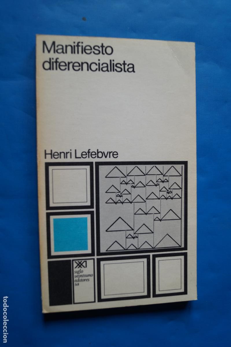 Libros de segunda mano: MANIFIESTO DIFERENCIALISTA. HENRI LEFEBVRE