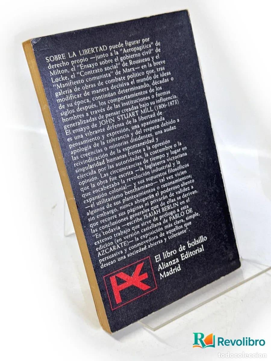 Libros de segunda mano: Sobre la libertad - 1&ordf; edici&oacute;n - John Stuart Mill - Foto 2