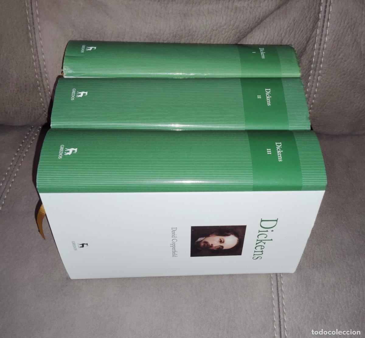 Libros de segunda mano: CHARLES DICKENS, 3 TOMOS OBRA COMPLETA, Grandes Autores de la Literatura Gredos