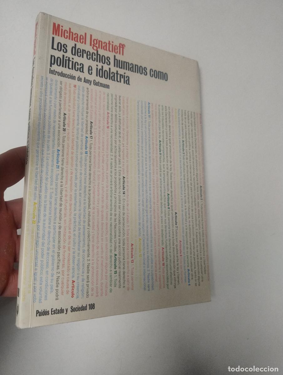 Second hand books: Los derechos humanos como pol&iacute;tica e idolatr&iacute;a - Ignatieff, Michael