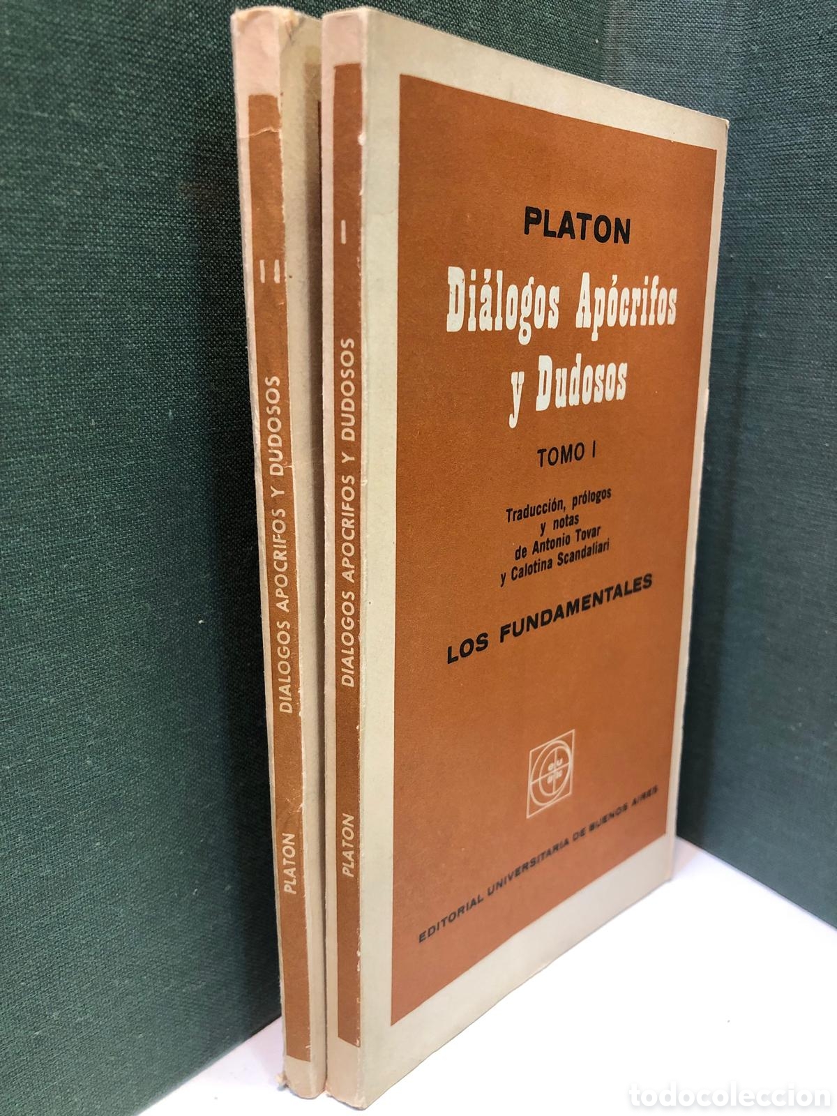 Livres d'occasion: Di&aacute;logos Ap&oacute;crifos y Dudosos. 2 Vols. - Plat&oacute;n