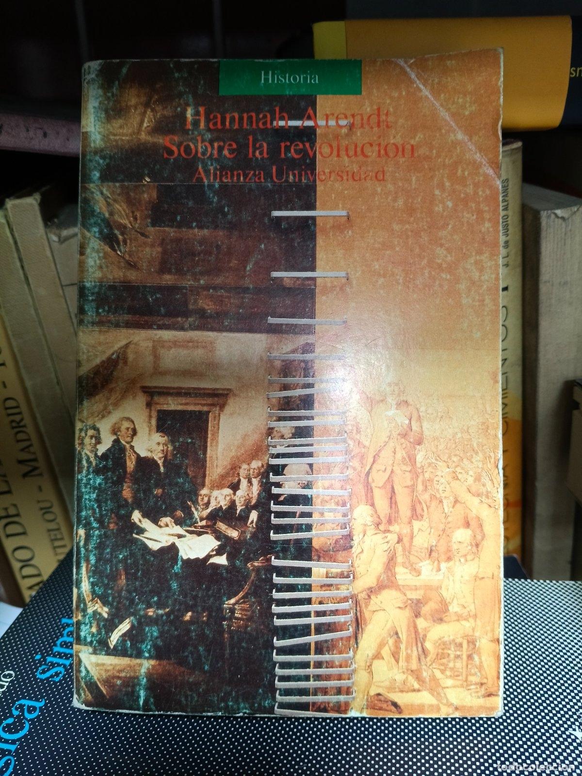 Libros de segunda mano: Sobre la revoluci&oacute;n | Hannah Arendt | Alianza Editorial | 1988