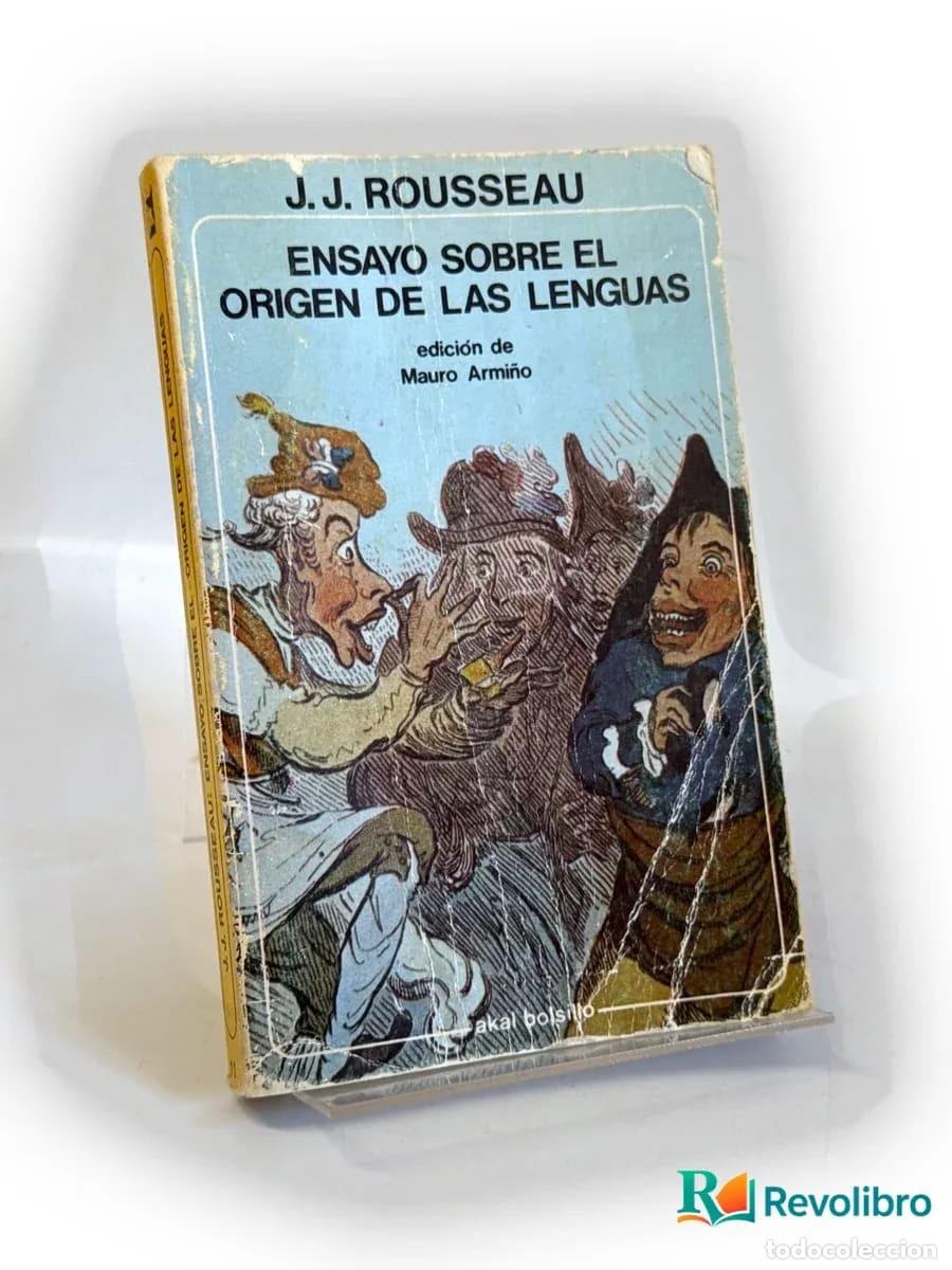 Libros de segunda mano: Ensayo sobre el origen de las lenguas - 1&ordf; edici&oacute;n - Jean-Jacques Rousseau