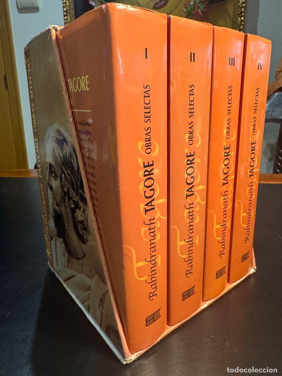 Libros de segunda mano: Libros Tagore Obras Selectas COMPLETO 4 Tomos con estuche 2003 Edicomunicaci&oacute;n.
