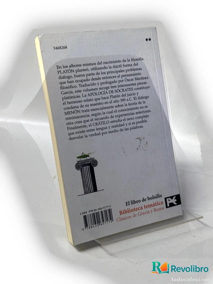 Libros de segunda mano: Apolog&iacute;a de S&oacute;crates - Plat&oacute;n - Foto 2