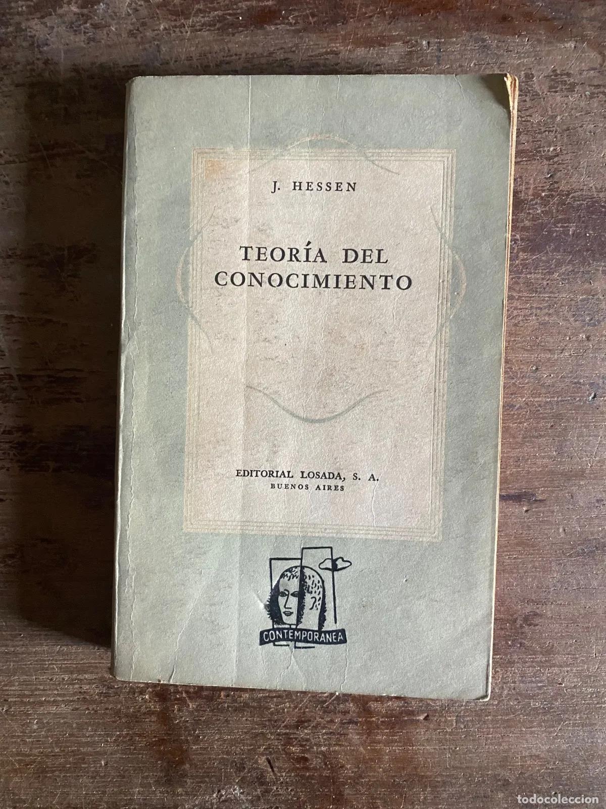 Livros em segunda m&atilde;o: J. Hessen - Teoria del conocimiento