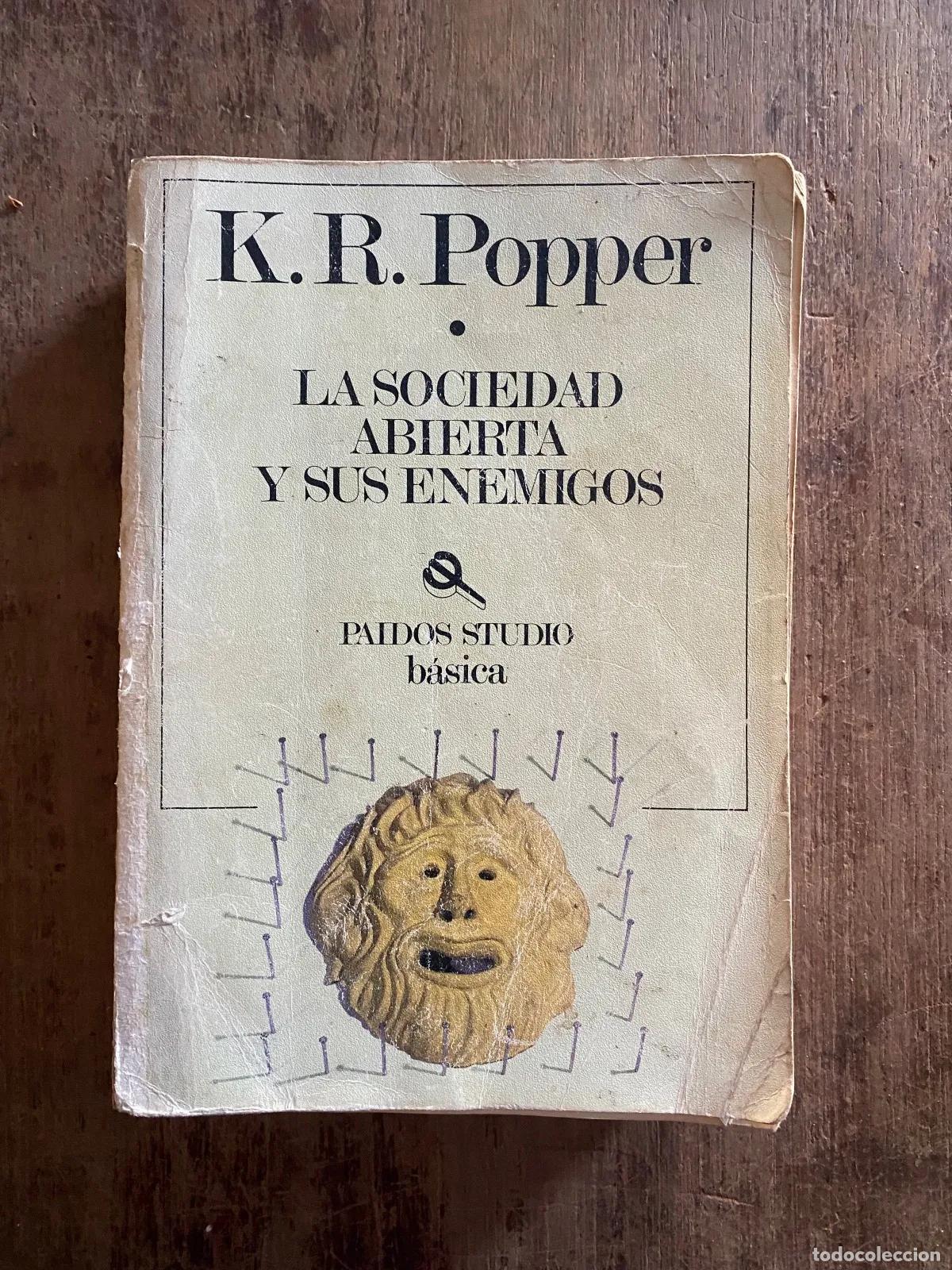 Second hand books: Karl R. Popper - LA SOCIEDAD ABIERTA Y SUS ENEMIGOS