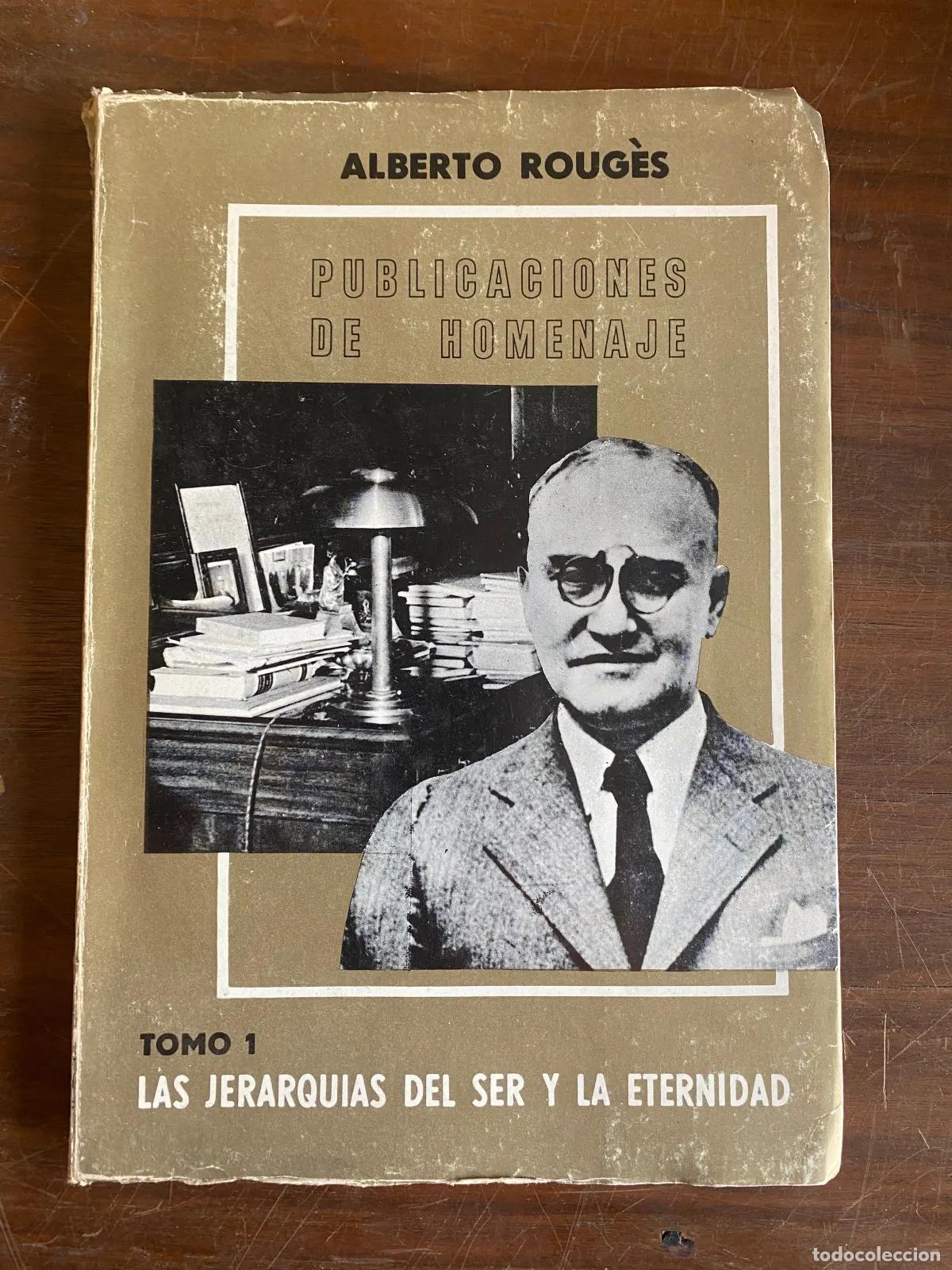 Libros de segunda mano: Alberto Roug�s - Las jerarquias del ser y la eternidad