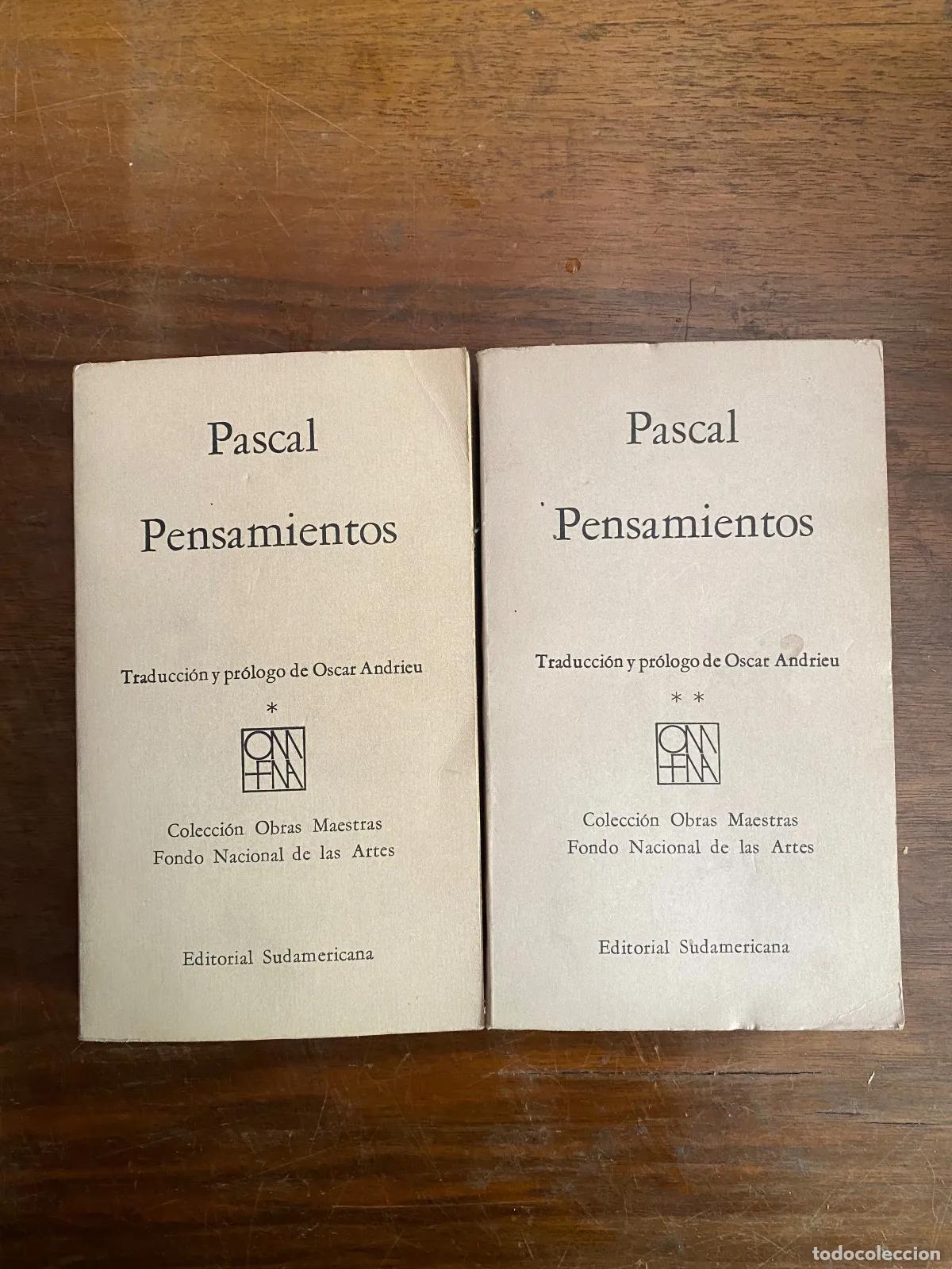 Second hand books: Blaise Pascal - Pensamientos