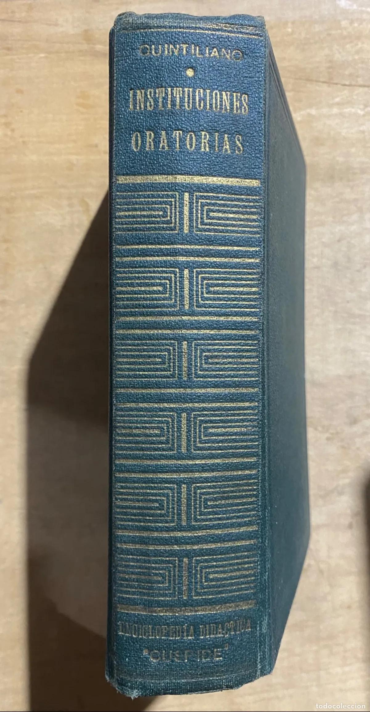 Libros de segunda mano: Quintiliano - Instituciones oratorias