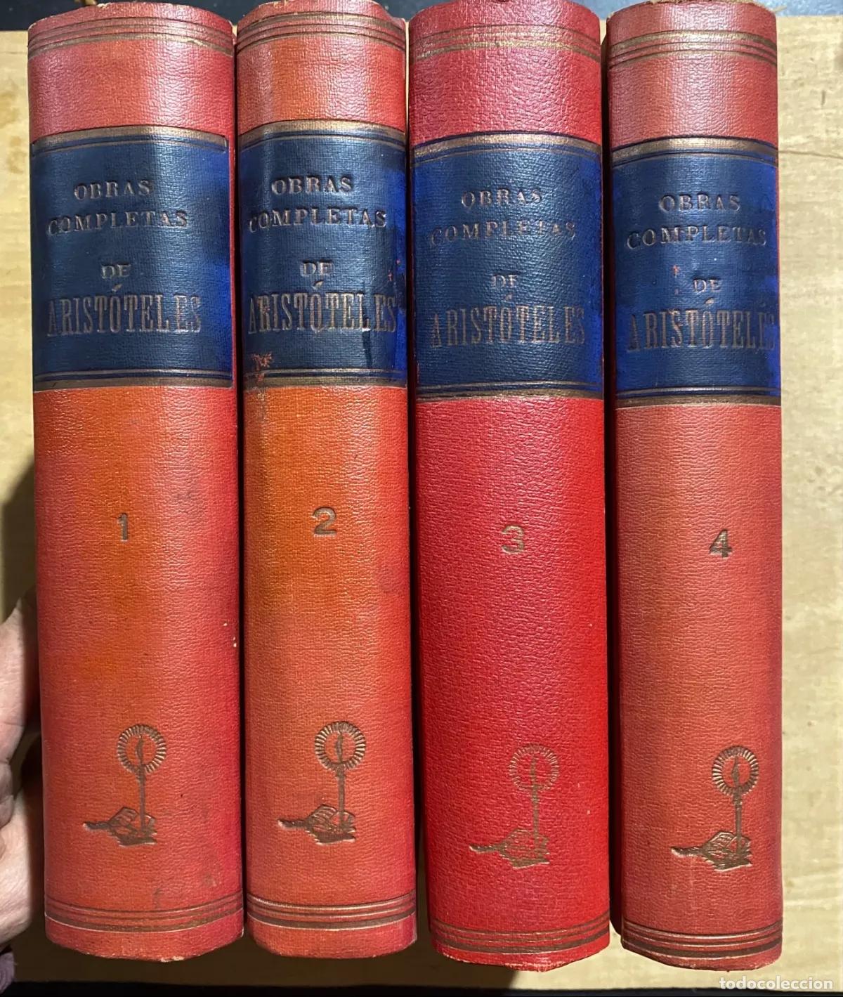 Libros de segunda mano: Aristoteles - Obras completas 4 tomos