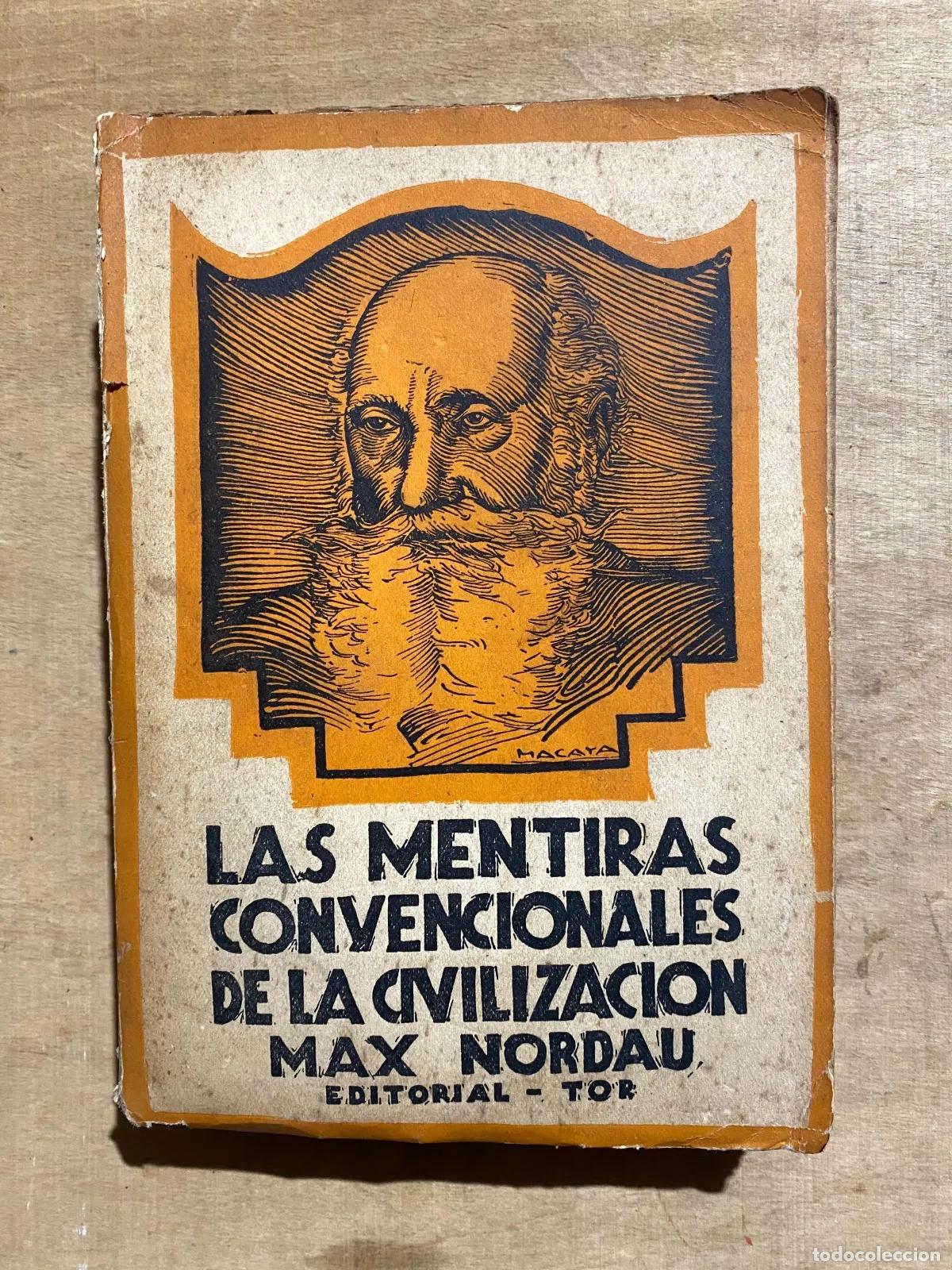Libros de segunda mano: Max Nordau - Las mentiras convencionales de la civilizacion