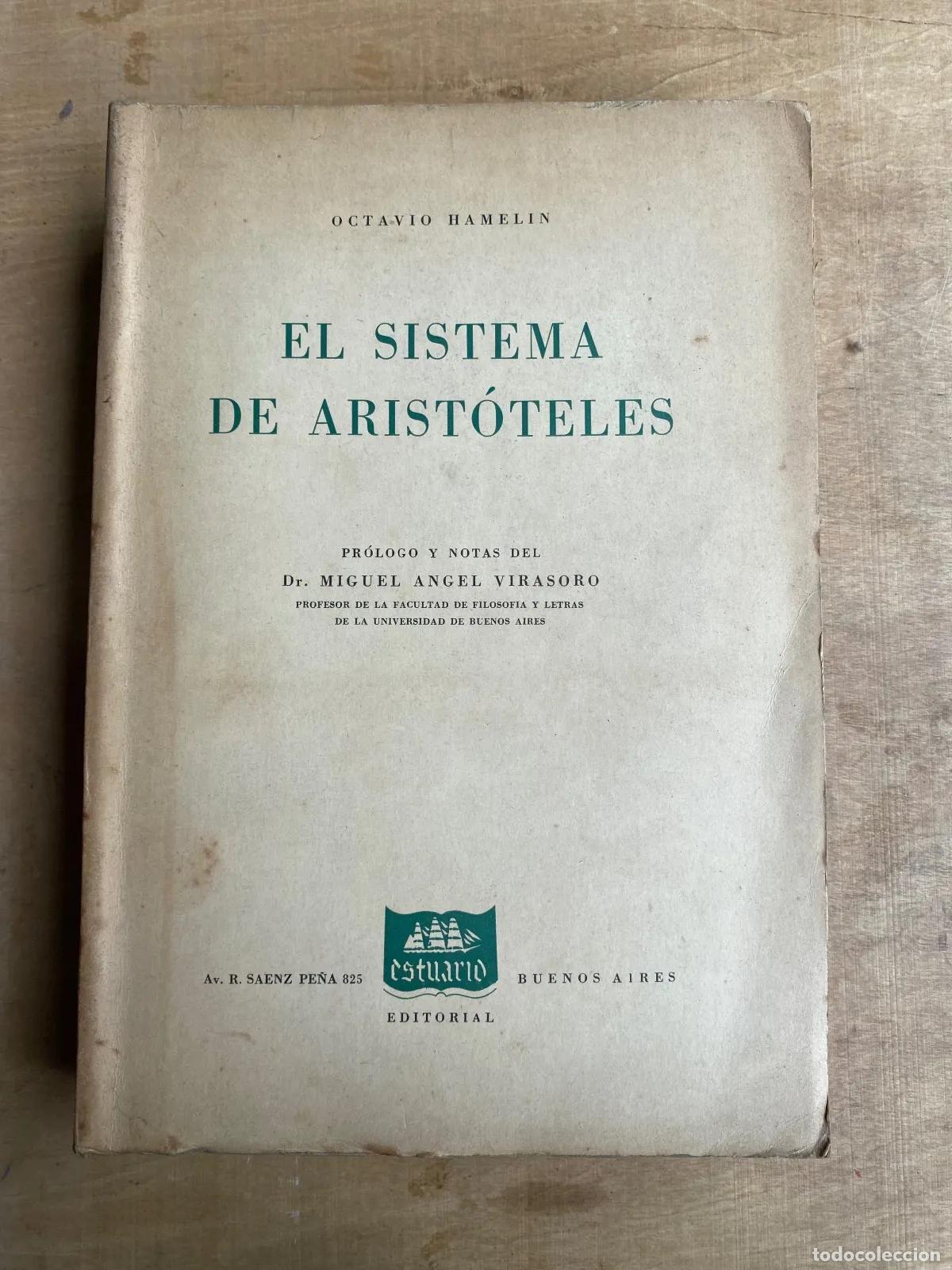 Libros de segunda mano: Octave Hamelin - El sistema de Aristoteles