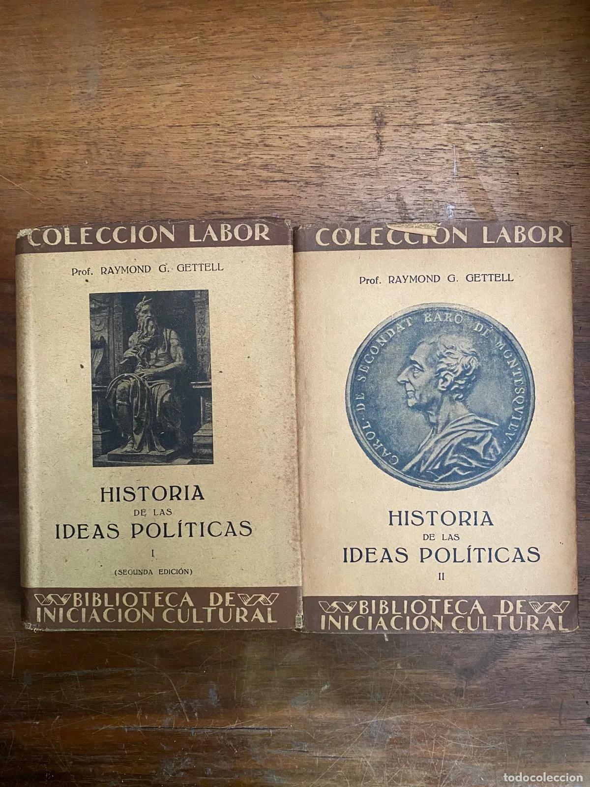 Libros de segunda mano: Raymond G. Gettell - Historia de las ideas politicas
