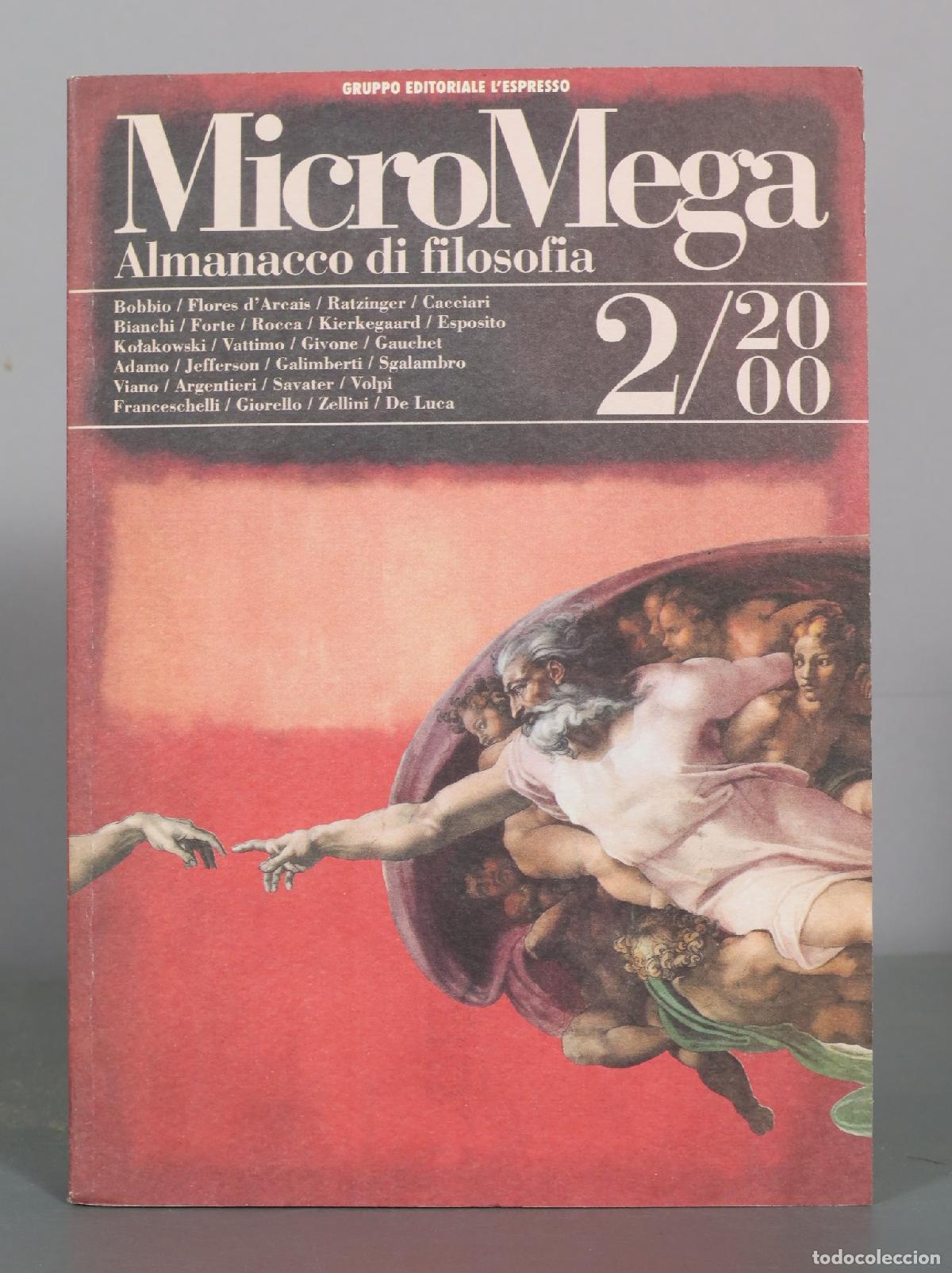 Libros de segunda mano: MicroMega - Almanacco di filosofia. 2/2000