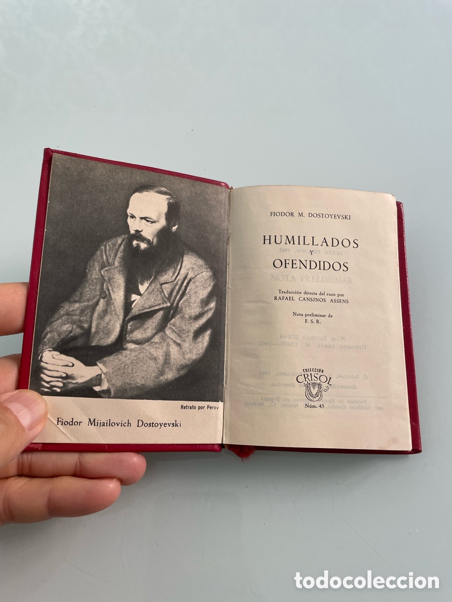 Libros de segunda mano: Humillados y ofendidos. Hodor M.Dostoyevski. Aguilar crisol n&uacute;mero 45. 1963