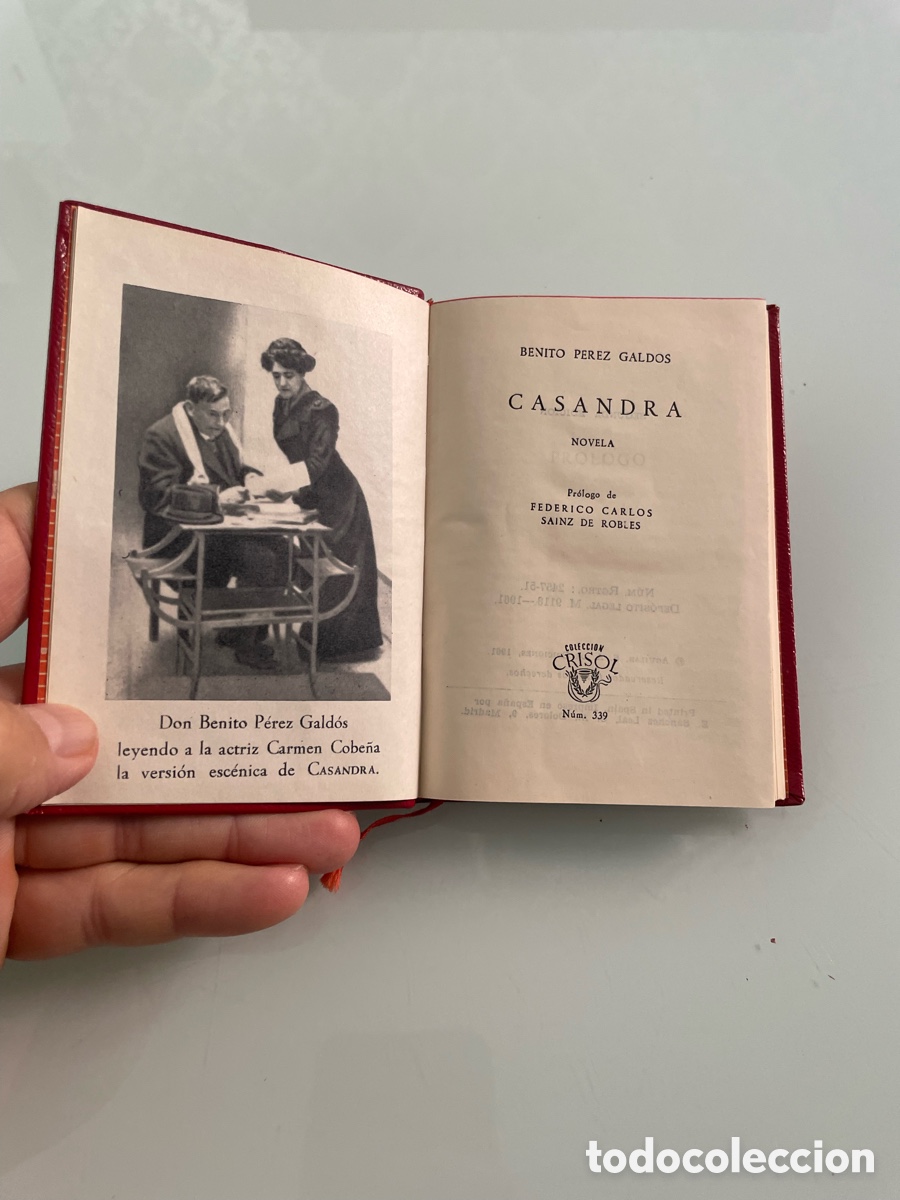 Libros de segunda mano: Casandra . Benito P&eacute;rez Galdos. Aguilar crisol n&uacute;mero 339. 1964