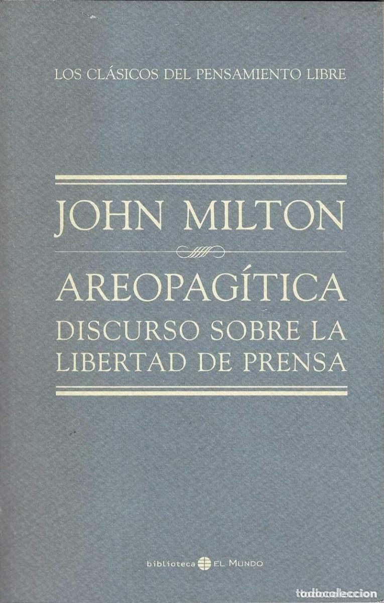 Libros de segunda mano: Aeropag&iacute;tica. John Milton