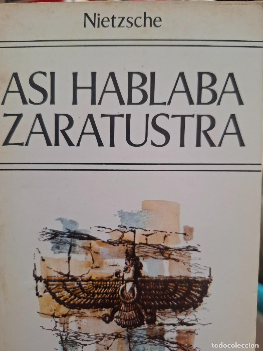 Libros de segunda mano: as&iacute; hablaba Zaratustra Federico Nietzsche