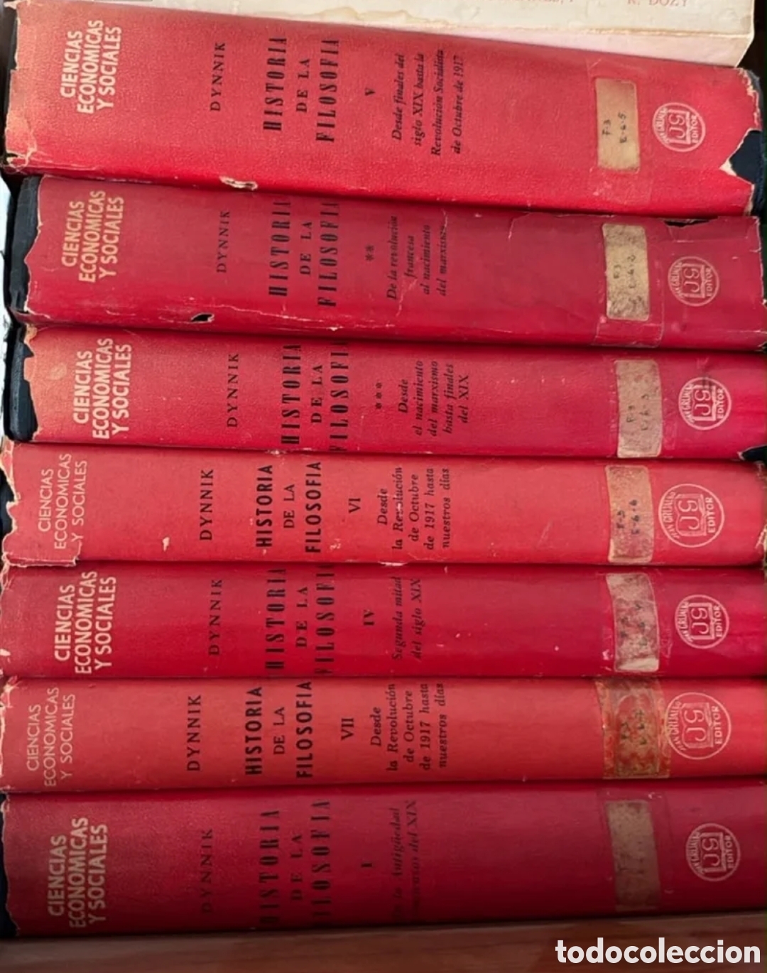 Libros de segunda mano: HISTORIA DE LA FILOSOF&Iacute;A, DESDE LA ANTIG&Uuml;EDAD HASTA NUESTROS D&Iacute;AS. -M.A.DYNNIK. grijalbo