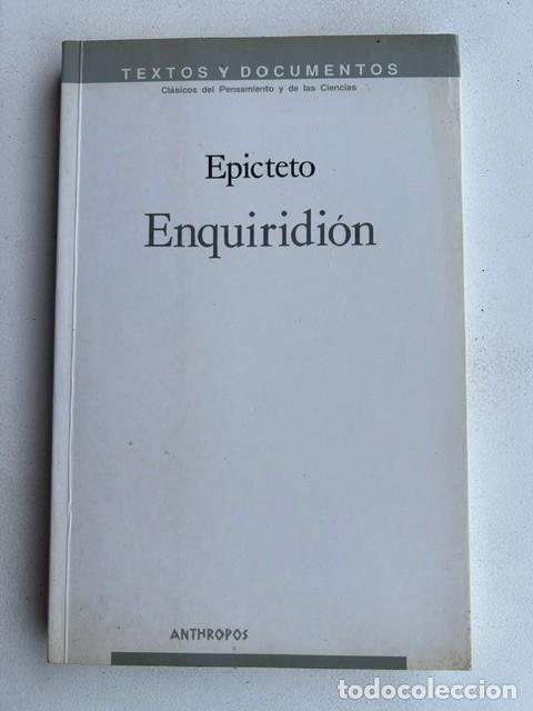 Libros de segunda mano: Enquiridion -Ep&iacute;cteto-