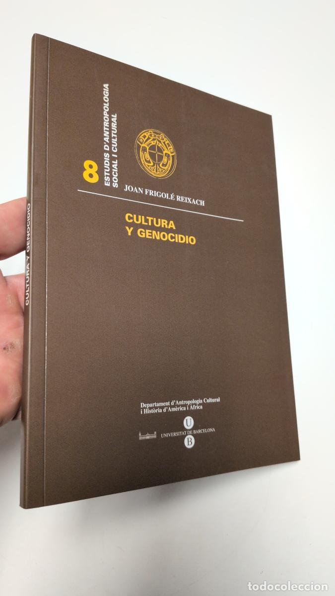Libros de segunda mano: Cultura y genocidio - Joan Frigol&eacute; Reixach