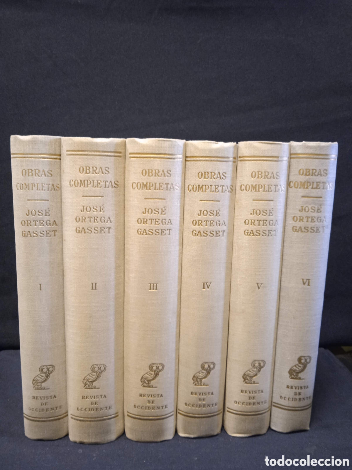 Libros de segunda mano: OBRAS COMPLETAS DE JOS&Eacute; ORTEGA Y GASSET (6VOLS) REVISTA DE OCCIDENTE 1957 Y 1961 #COL
