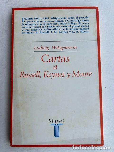Libros de segunda mano: Cartas a Russell, Keynes y Moore -Wittgenstein-