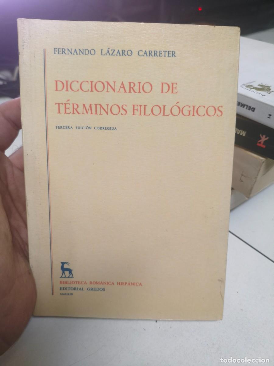 Libros de segunda mano: BIBLI. ROMANICA HISPANICA / GREDOS - DICCIONARIO DE TERMINOS FILOSOFICOS - F. LAZARO CARRETER
