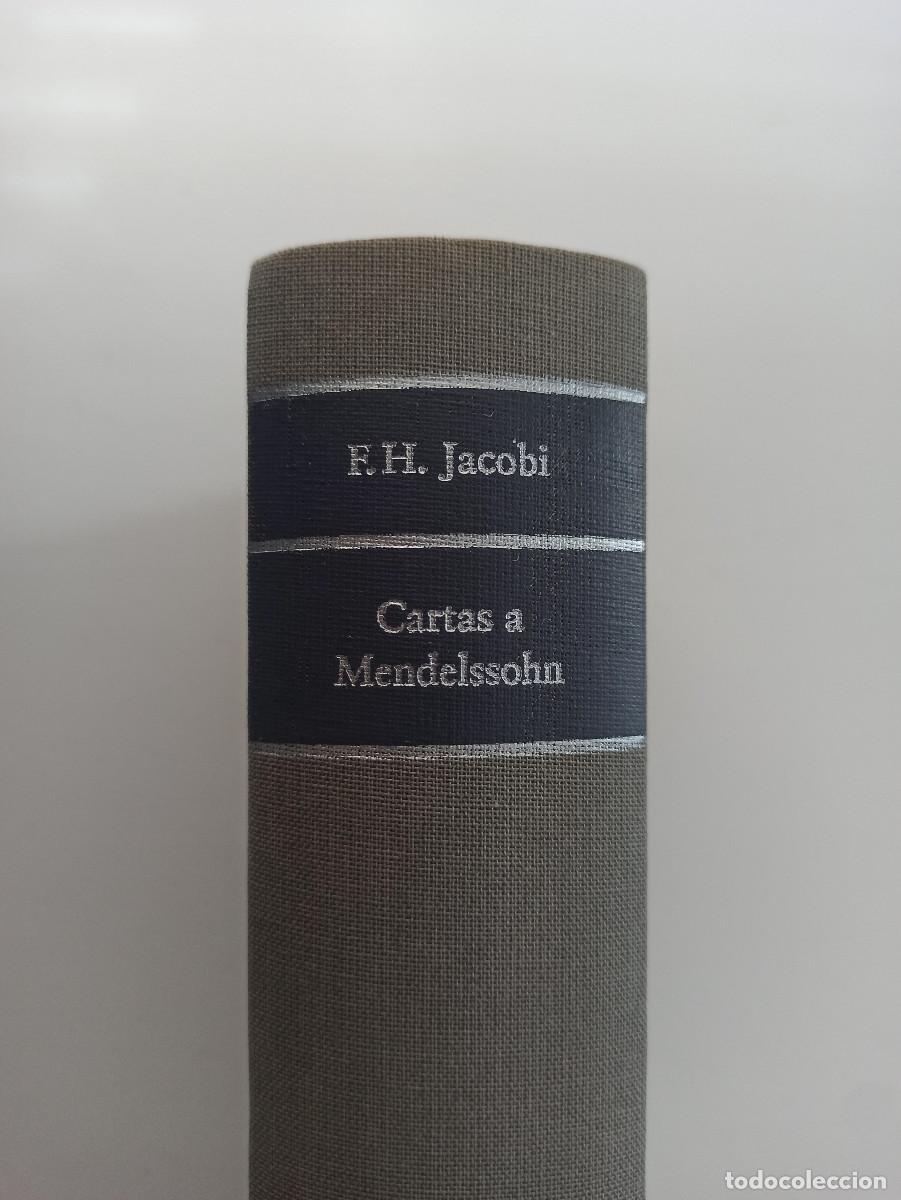 Libros de segunda mano: Cartas a Mendelssohn y otros textos - F. H. Jacobi