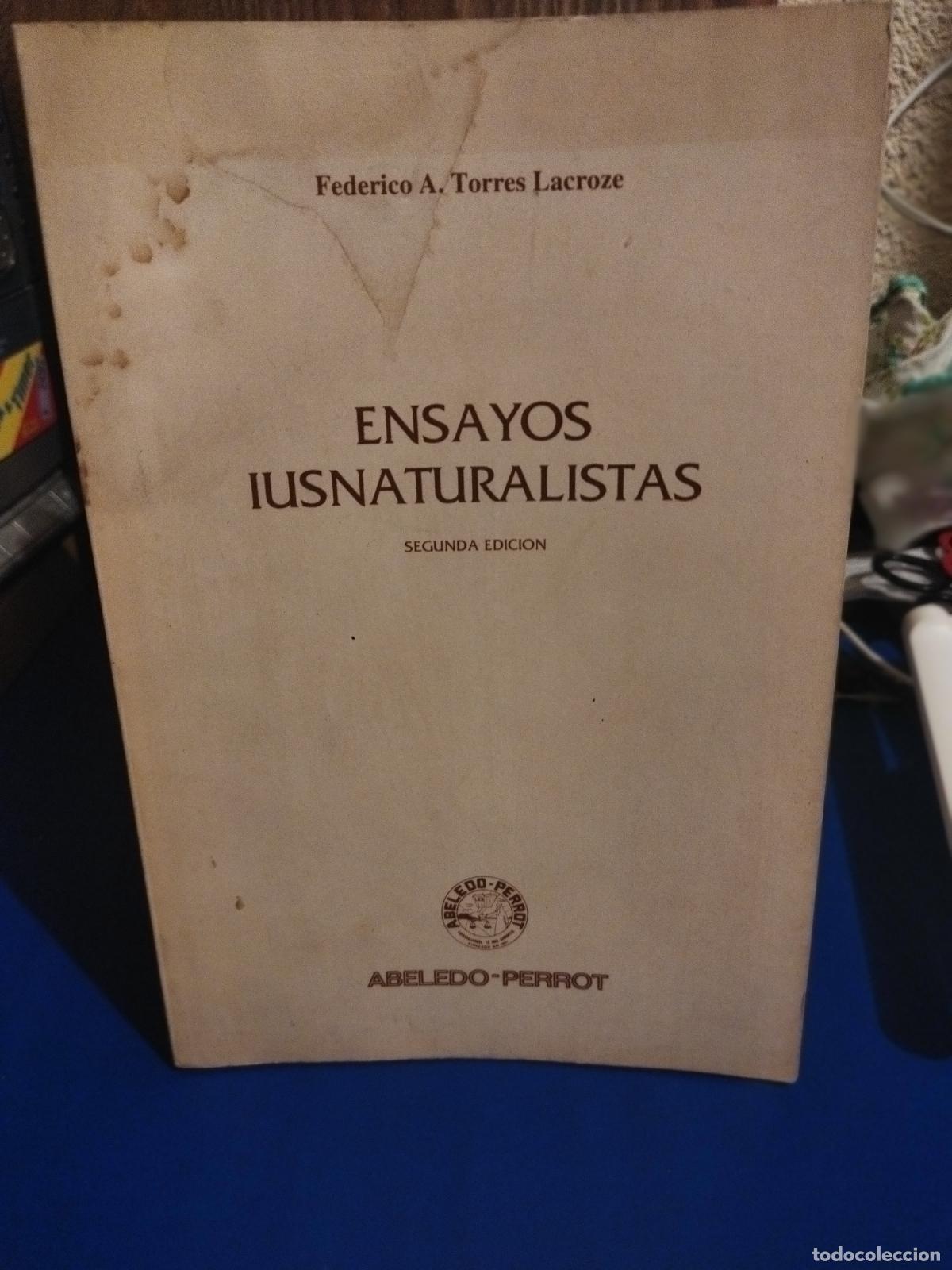 Libros de segunda mano: Ensayos Iusnaturalistas