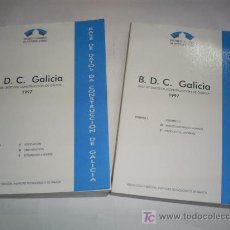 Libros de segunda mano: BASE DE DATOS DA CONSTRUCCIÓN DE GALICIA 1997 2 TOMOS INSTITUTO TECNOLÓGICO DE GALICIA RM41845