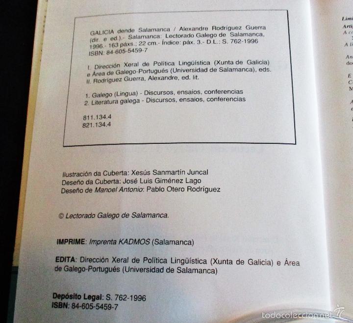 Libros de segunda mano: GALICIA DESDE SALAMANCA - Foto 3