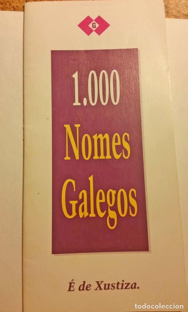 Libros de segunda mano: 1000 NOMES GALEGOS - Foto 1