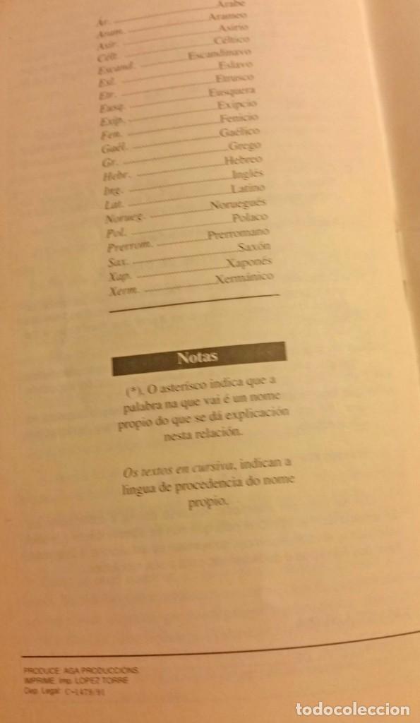 Libros de segunda mano: 1000 NOMES GALEGOS - Foto 8