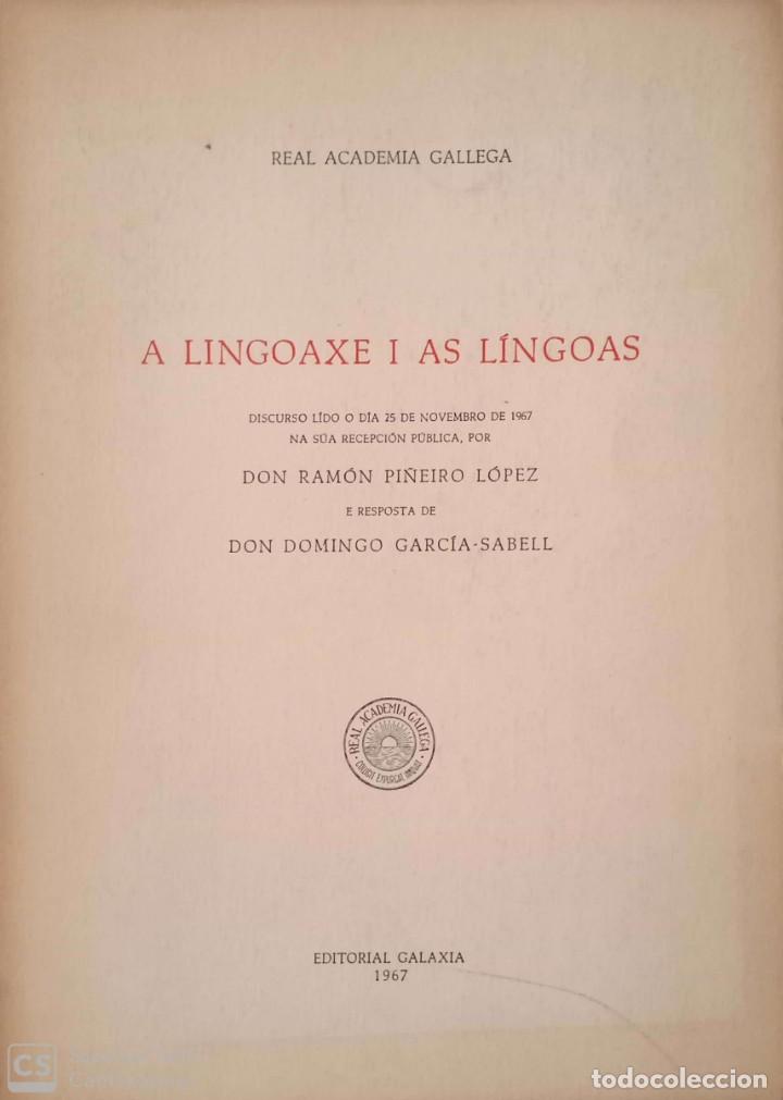 Libros de segunda mano: A lingoaxe i as l&iacute;ngoas - Foto 1